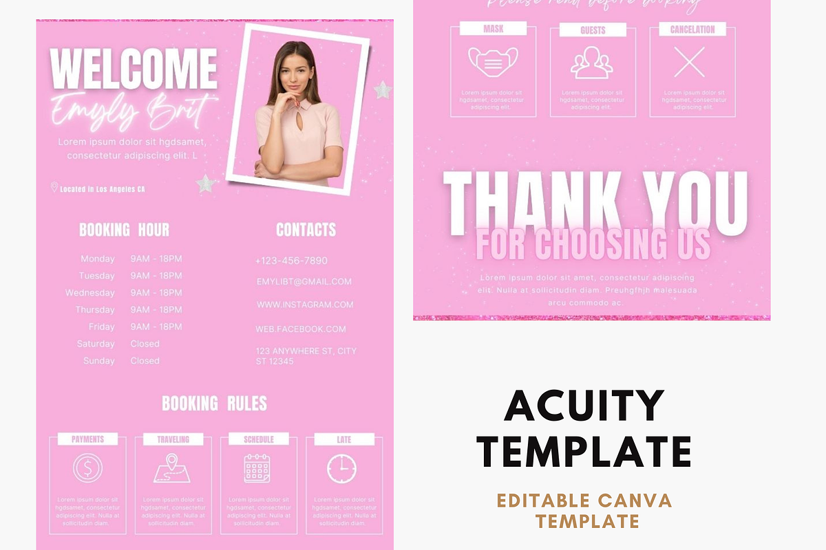 Acuity Scheduling Template, a Templates & Theme by TimCanvaTemplate (Photo 5 of 5)