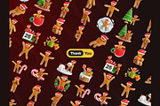 Gingerbread Man 3D Icons, a Characters & Person 3D Model by Rakata Studio (Thumbnail 6 of 7)