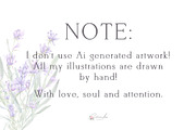 Lavender Watercolor Clipart, an Object Illustration by CaraulanStore (Thumbnail 9 of 9)