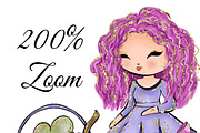 Pink Halloween clipart, an Illustration by DarinaDigital (Thumbnail 4 of 4)