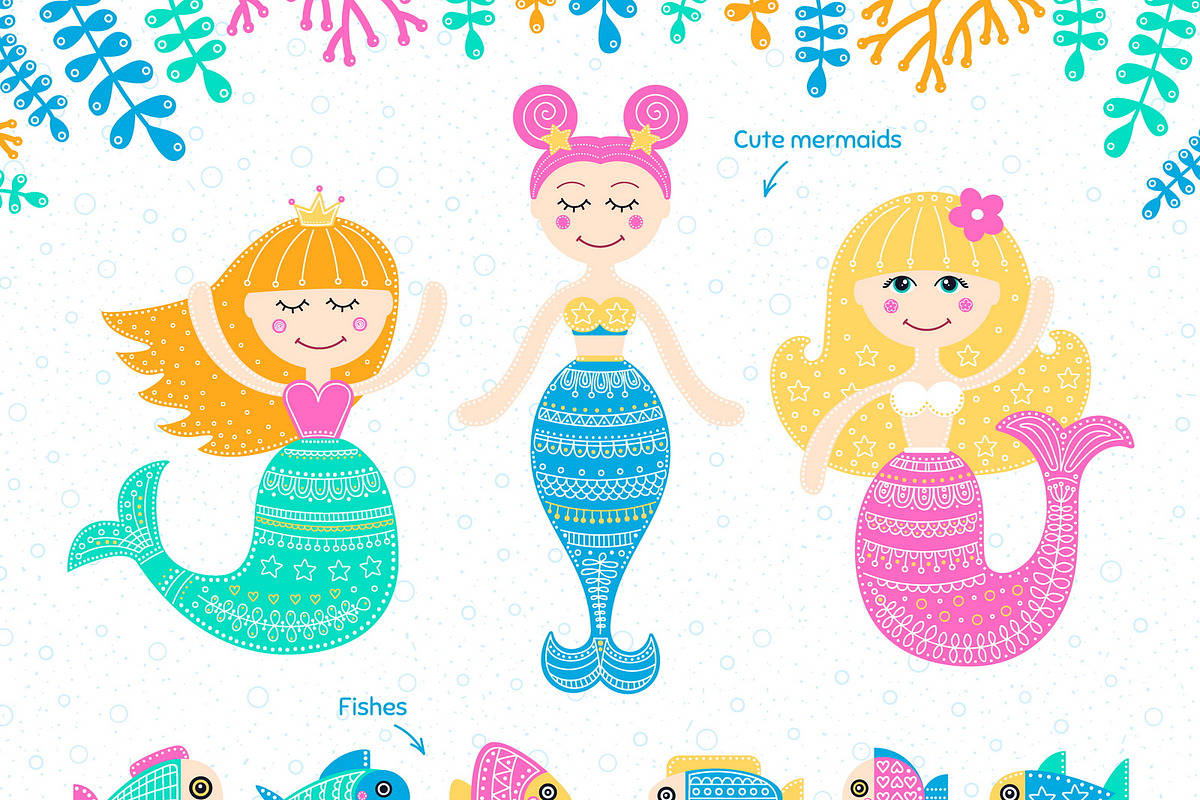 Sea My Love. Clip Art Set., an Illustration by Fairy dreams (Photo 2 of 9)