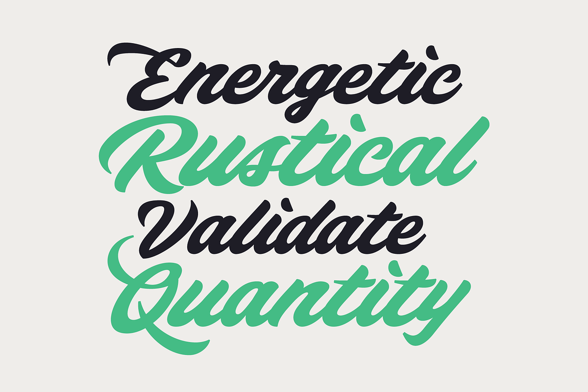 Awesome Script; Modern Script Font, a Script Font by Eko Bimantara (Photo 4 of 7)