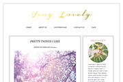 Very Lovely Wordpress Blog Theme, a WordPress Template by Pounce Design (Thumbnail 1 of 2)