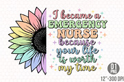 I Became Emergency Nurse Sublimation, a Seasonal Illustration by Designking (Thumbnail 1 of 4)