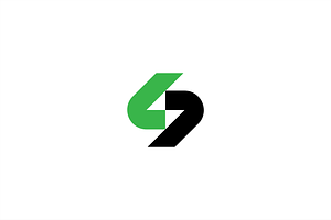 S arrows logo template.