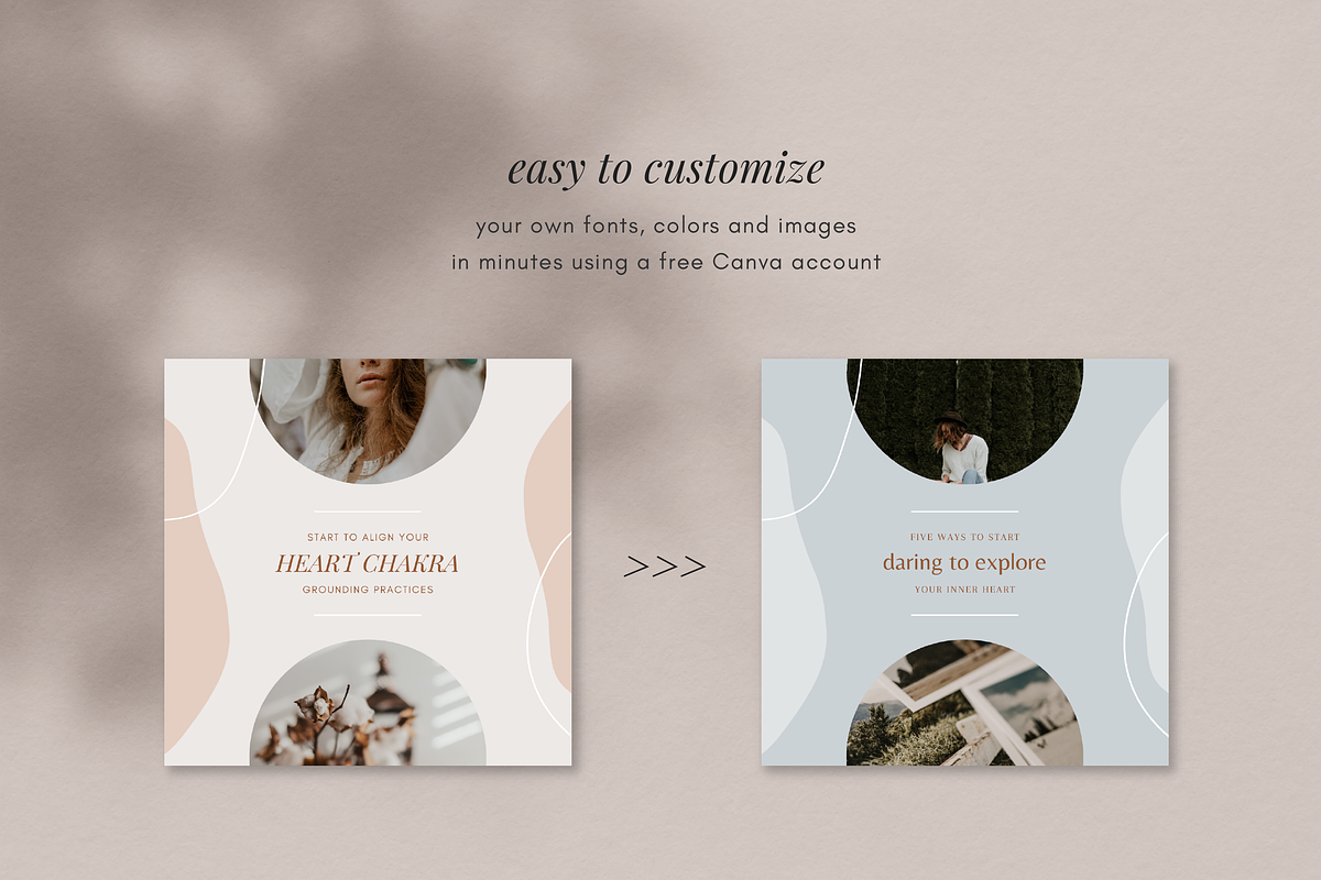 Wellness Instagram Template Kit, a Social Media Template by Studio Soluna (Photo 6 of 16)