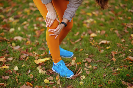 Closeup on woman in fitness clothes in park, a Sports & Recreation Photo by Alliance Images