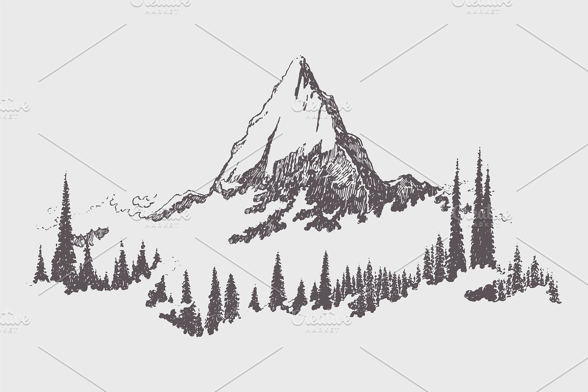 High detail mountain landscapes, an Illustration by TheMountBirdStudio (Photo 7 of 9)