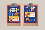 Fast Food Restaurant Menu, a Flyer Template by graphicook (Thumbnail 1 of 4)