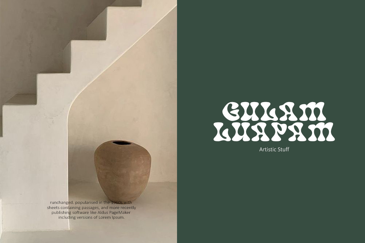 Sydney North Coast Bubble Retro Font, a Serif Font by Muntab_Art (Photo 4 of 10)