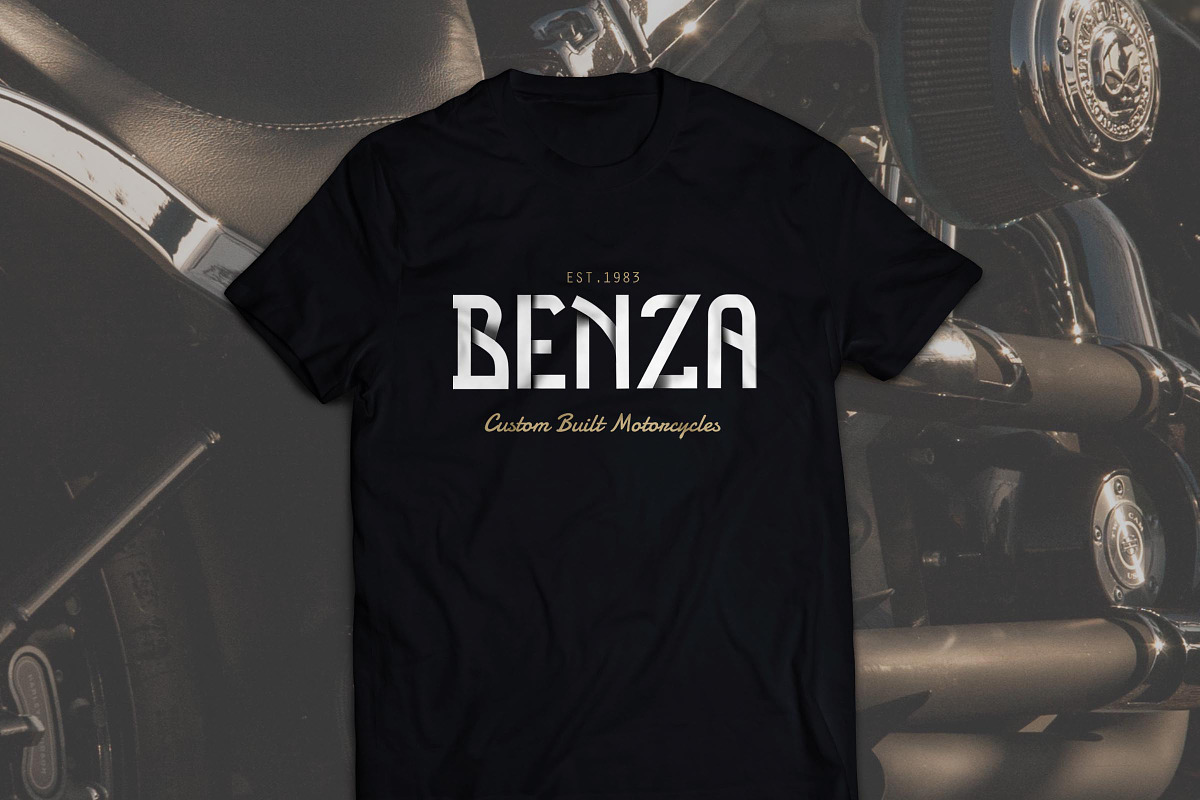 BENZA - Display Typeface preview 3