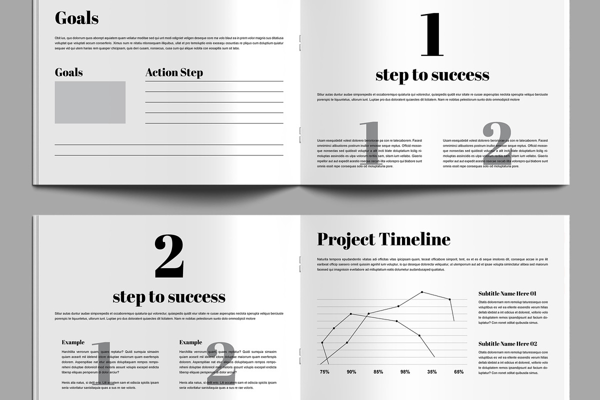 Workbook Template Layout, a Brochure Template by MightyDesign (Photo 2 of 9)