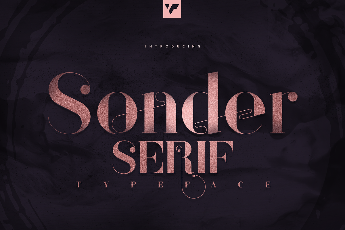 Sonder Serif Typeface - 5 weights, a Serif Font by VP Fonts (Photo 1 of 9)