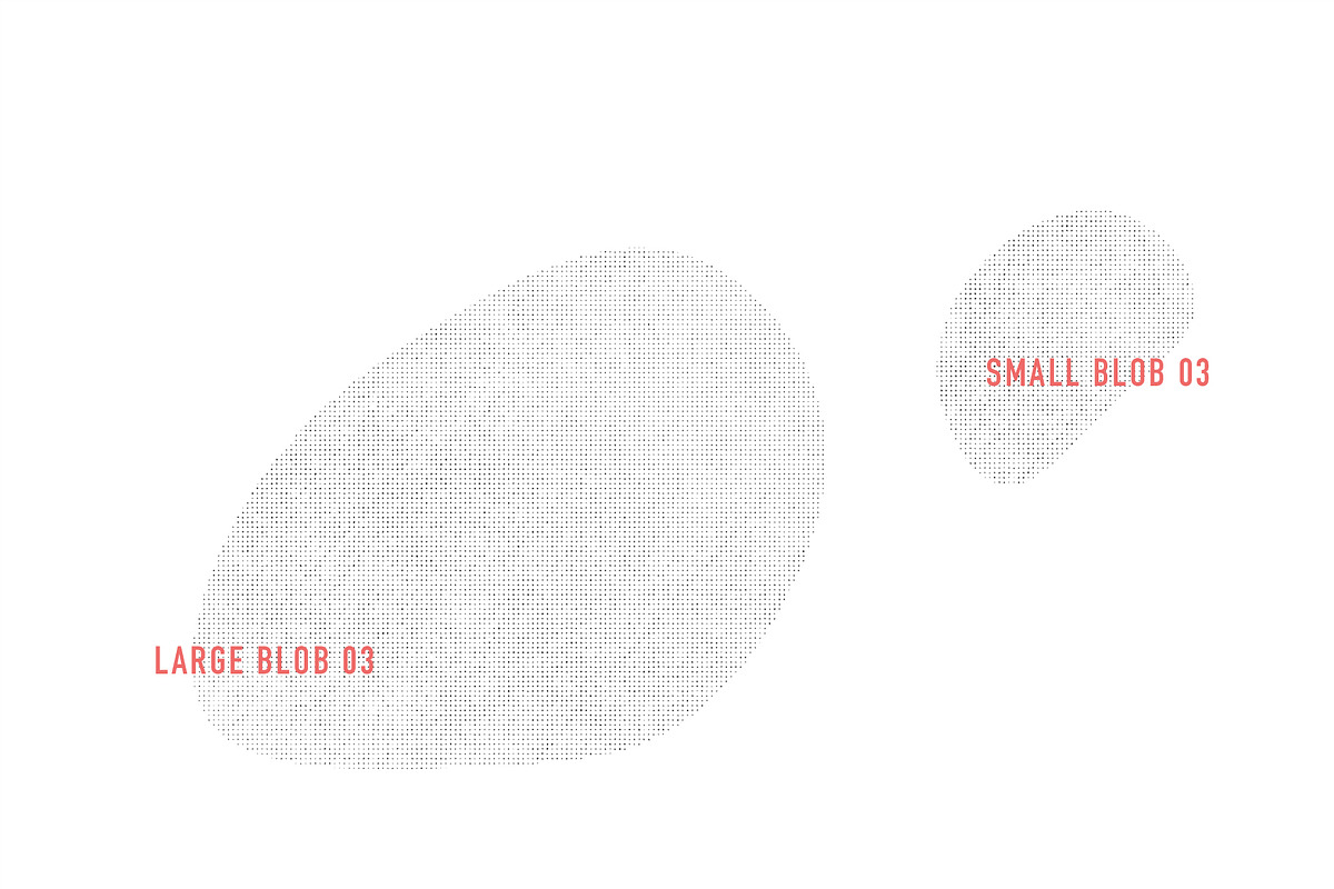 Halftone Blob Textures, a Texture Graphic by GhostlyPixels (Photo 7 of 14)