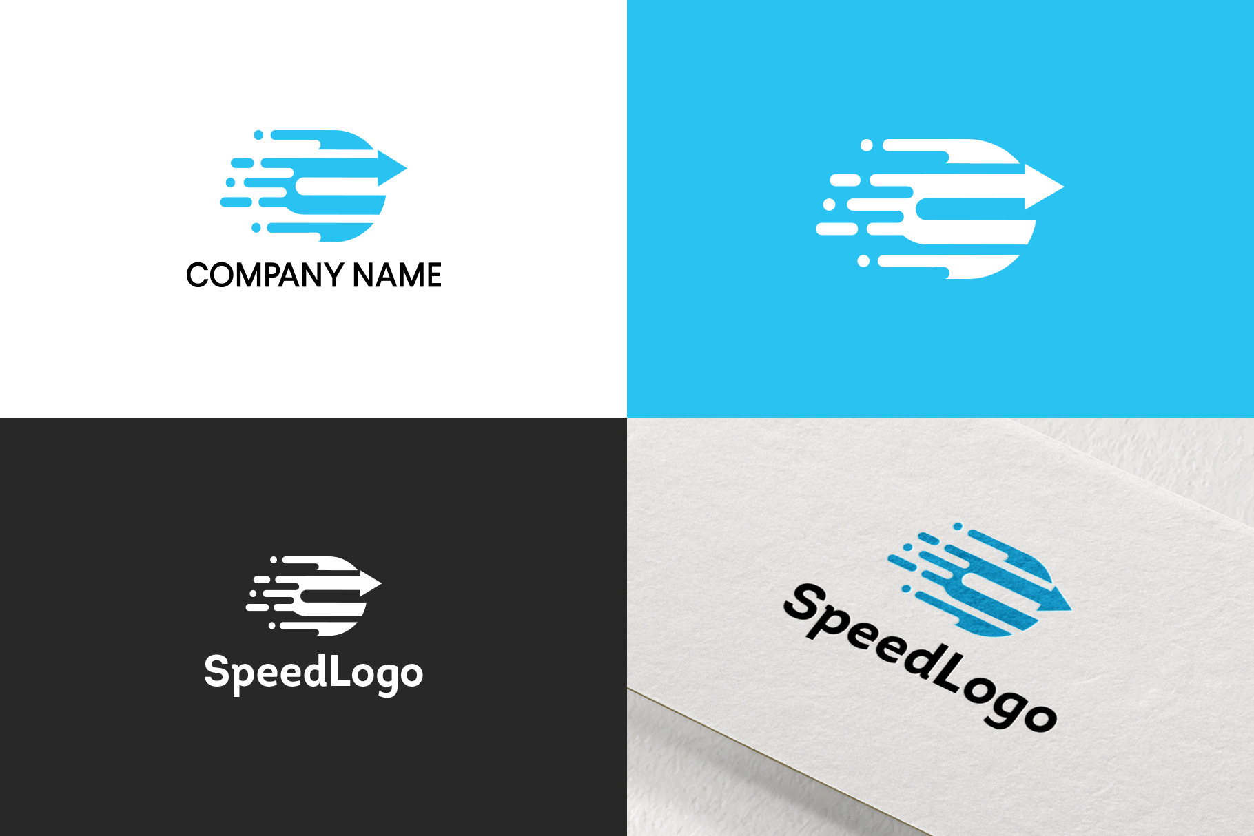 Speed logo design, a Branding & Logo Template by GranzCreative