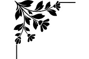Vintage Baroque Floral Corner Frame, a Decorative Illustration by Creativeshirt (Thumbnail 13 of 20)