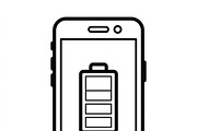 34 Smartphone Essentials Icon Set, an Outline Icon by adenpinkstore (Thumbnail 2 of 15)