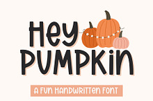 Hey Pumpkin, Cute Handwritten Font