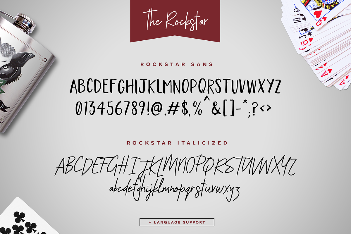 The Rockstar Font Duo (+Extras) preview 6