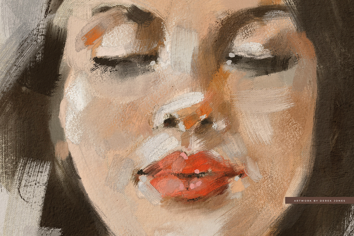 Procreate Gouache Brush Set & Paper, a Brush Add-On by Katsia Liat (Jazwinska) (Photo 7 of 9)