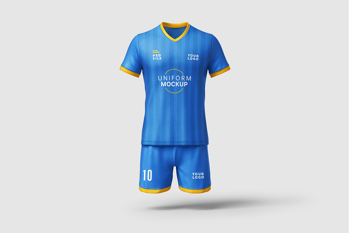 Soccer Kit Mockup, an Advertising Mockup by Xtrahive (Photo 2 of 2)