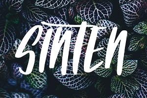 SINTEN FONT, a Script Font by Mariyana