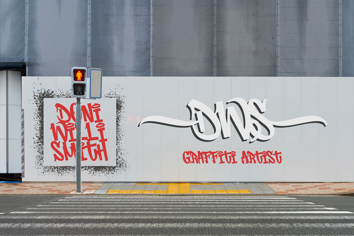 Urban Slash - Graffity Font, a Blackletter Font by Sronstudio (Photo 7 of 15)