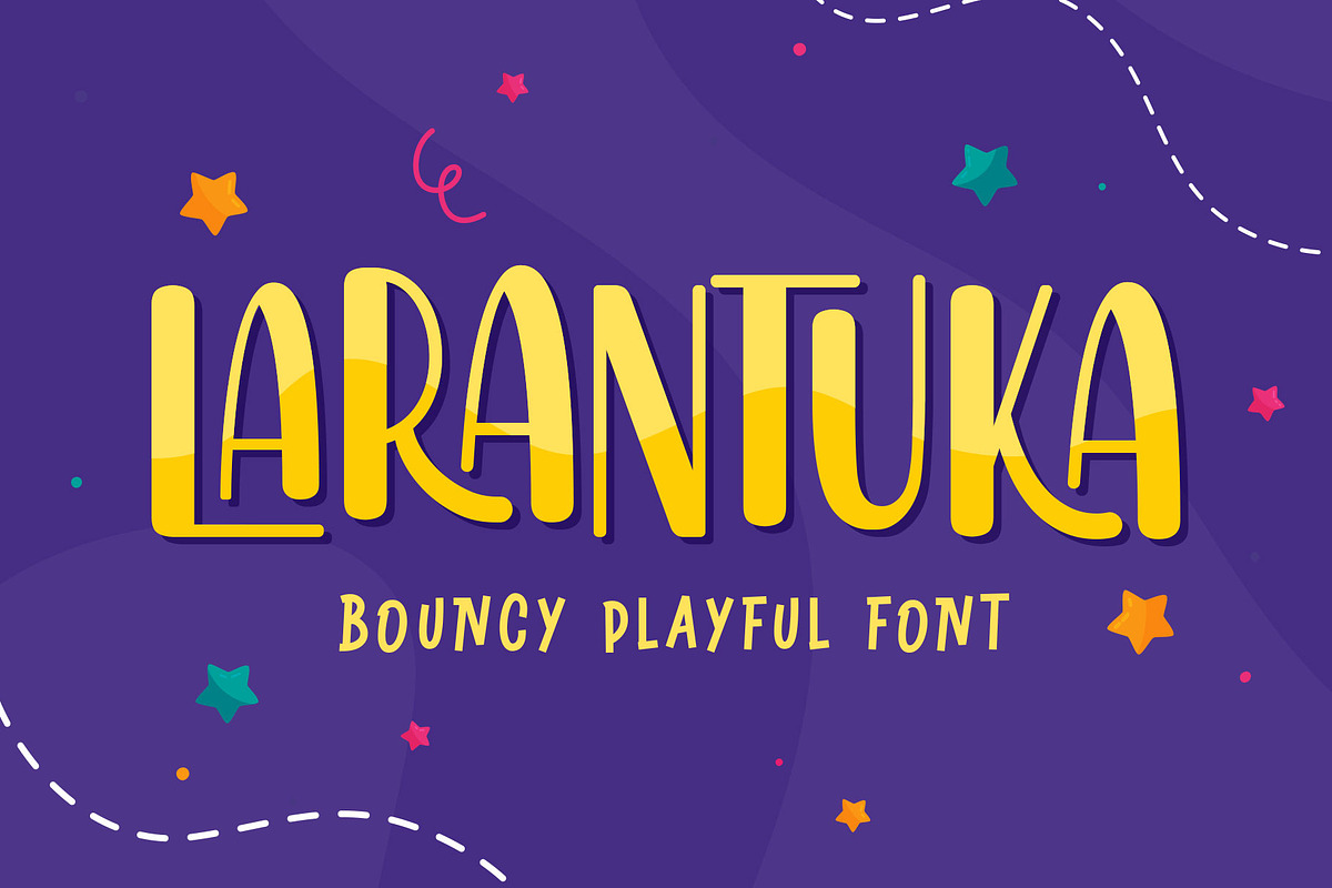 Larantuka - Playful Typeface, a Font by Arterfak Project (Photo 1 of 12)