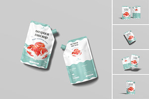 Doypack Packaging Mockup