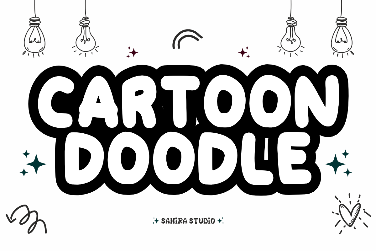 Doodle Letter - Playful Bouncy Font, a Handwritten Font by Sahira Studio (Photo 2 of 7)