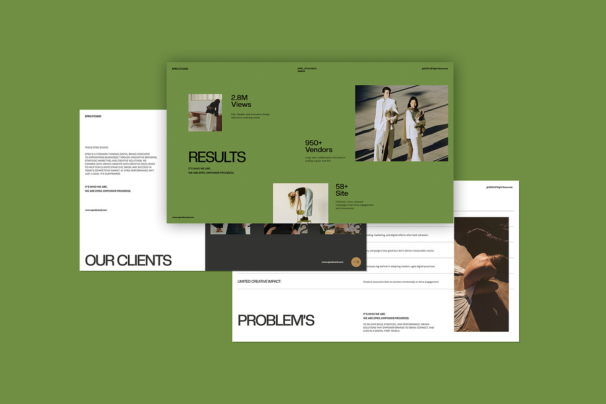 EPRO Pitch Deck Presentation, a Presentation Template by evgenystudio (Photo 3 of 9)