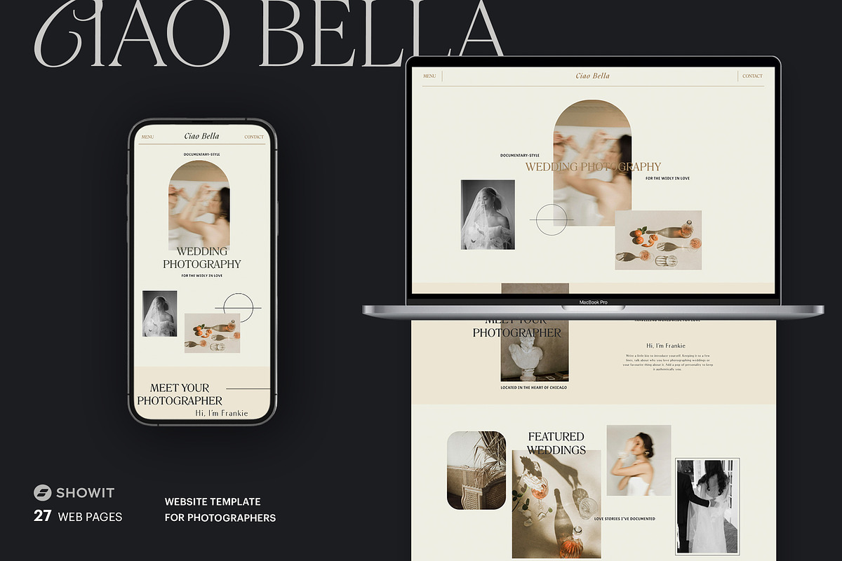 Stylish | Showit Website Template, a Websites & App Template by Studio Leelou (Photo 1 of 13)