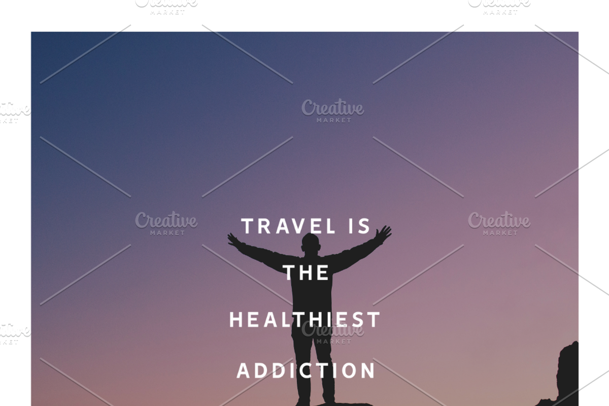 49 Instagram Travel Quote Images, a Social Media Template by Conflutech Designs (Photo 3 of 5)