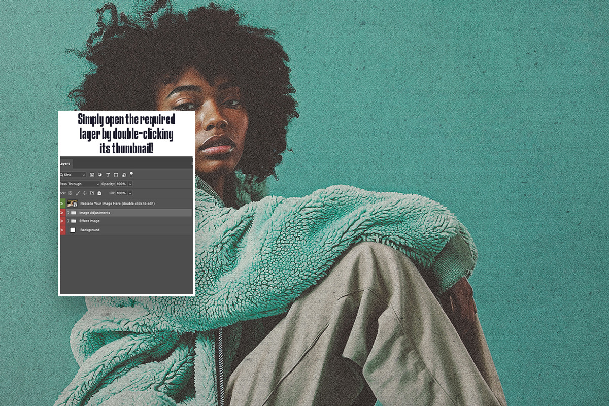 Grain Film Photo Effect, a Layer Style Add-On by iDoodle Studio (Photo 2 of 5)