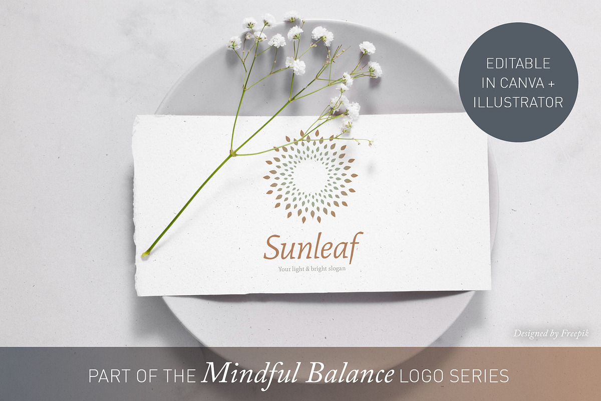 Holistic Balance Logo - Canva & AI