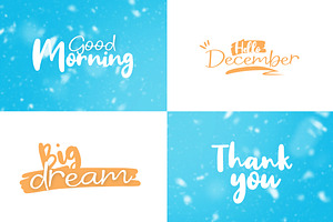 Winter Dream Trio Font