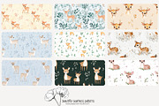 70 (kids) deer seamless pattern, a Pattern Graphic by Poppy Lane Studio (Thumbnail 3 of 10)