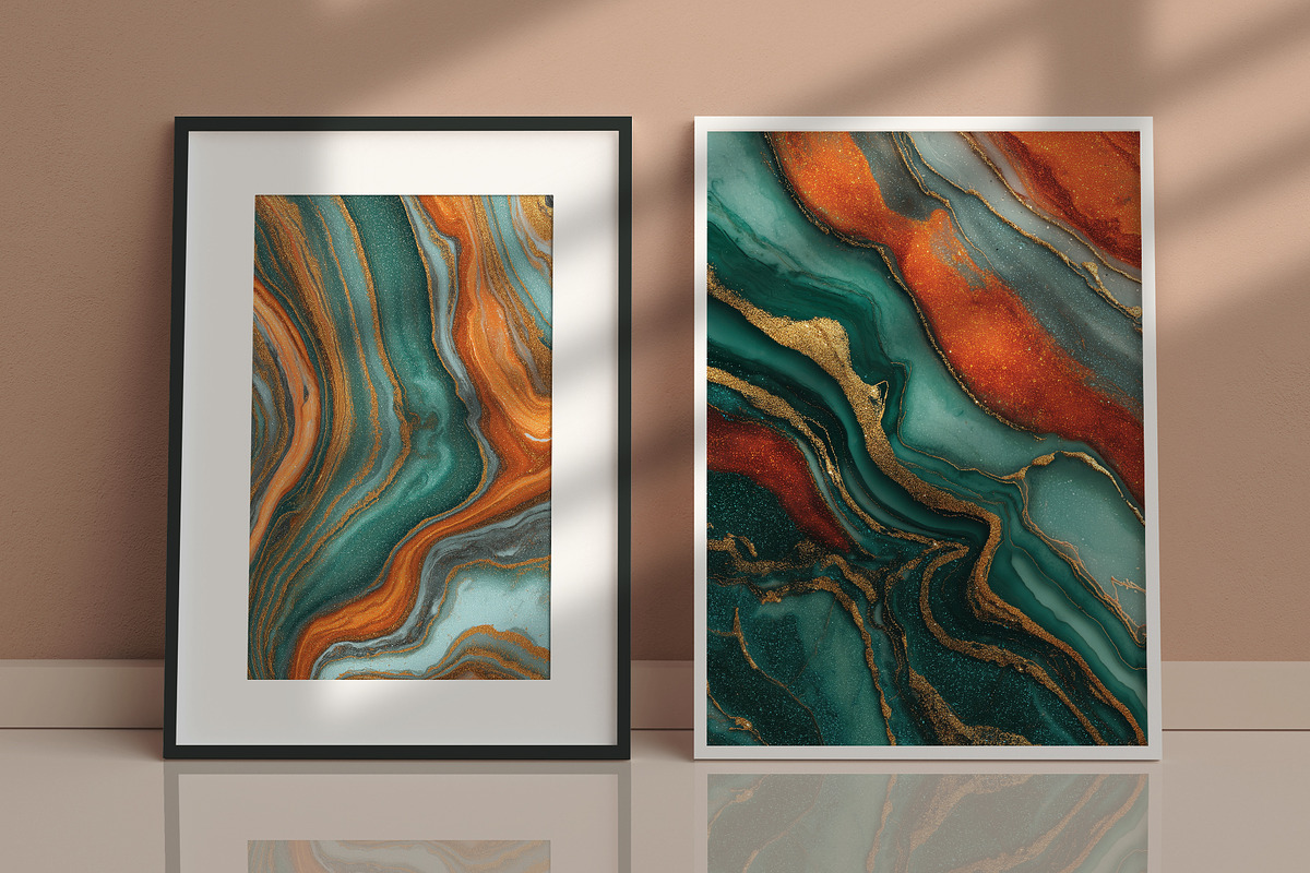 Luxury Marble Illustration, a Decorative Illustration by Housui Patterns (Photo 8 of 12)