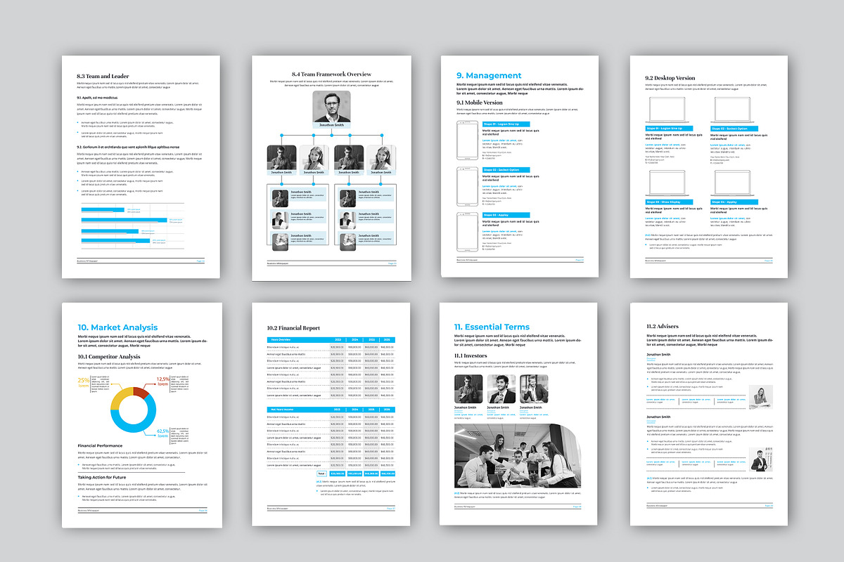 White Paper | Canva, Word, & Indd, a Brochure Template by obayes (Photo 10 of 30)