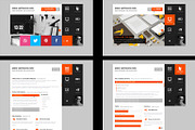 Flat Resume - Virtual Business Card, a Websites & App Template by MustacheThemes (Thumbnail 5 of 6)