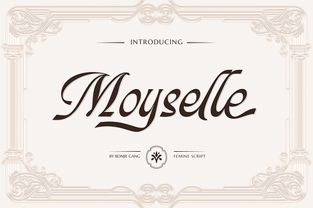Moyselle Modern Classic Script