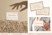 Bakery Business Card Templates, a Stationery Template by Hell Yeah Designs (Thumbnail 3 of 8)
