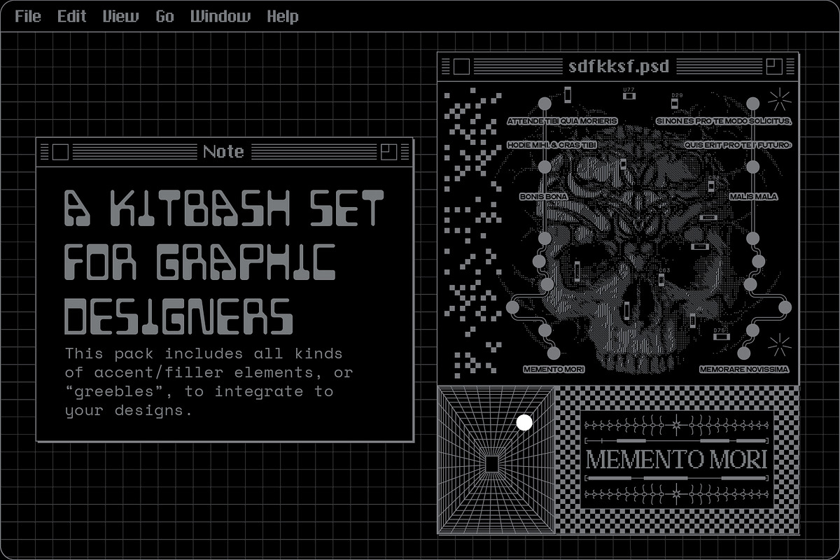 Greebles Vector Pack, an Object Graphic by MiksKS (Photo 2 of 24)