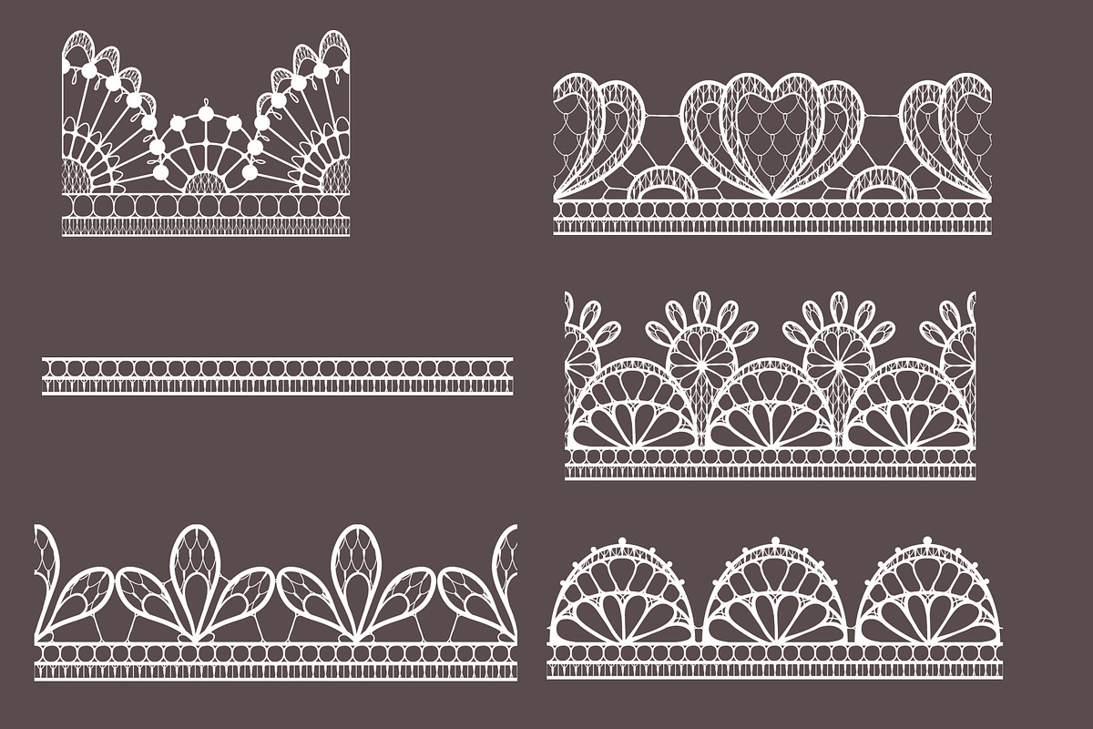 lace pattern brushes., a Pattern Graphic by Ajuga (Photo 2 of 9)