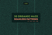 Organic Maze Seamless Patterns, a Pattern Graphic by dvtchk (Thumbnail 3 of 12)