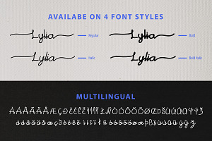 Lylia - Stylish Script Font