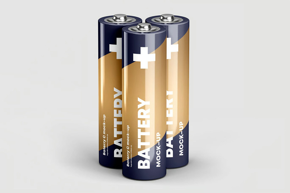 Battery AA Mock-up, a Product Mockup by zippypixelstudio (Photo 9 of 9)