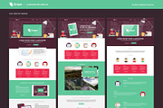 Grape - Illustrated PSD Template, a Landing Page Template by Mgd.Design (Thumbnail 3 of 5)