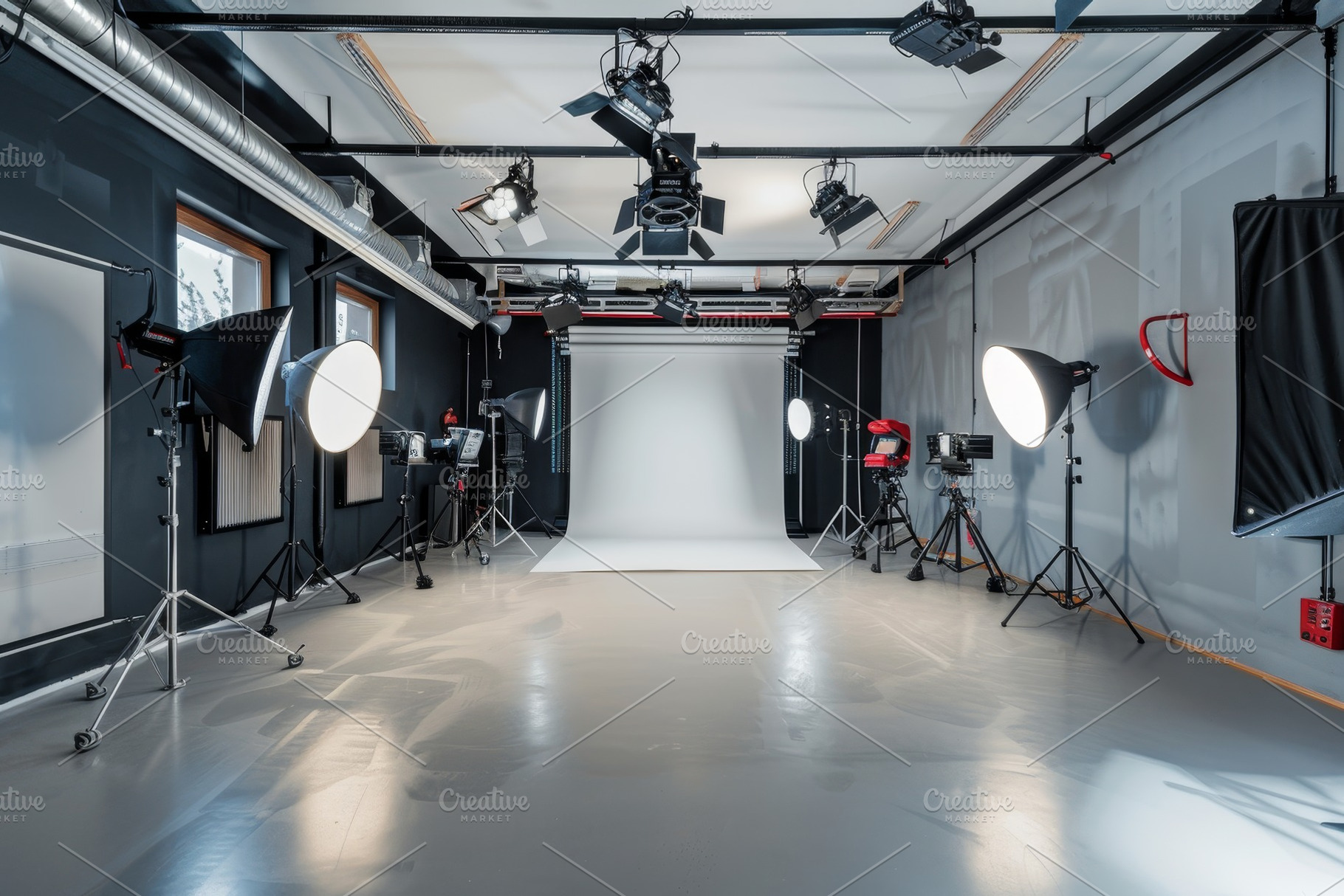 A well-equipped photography studio f, a Photo by Tanuart