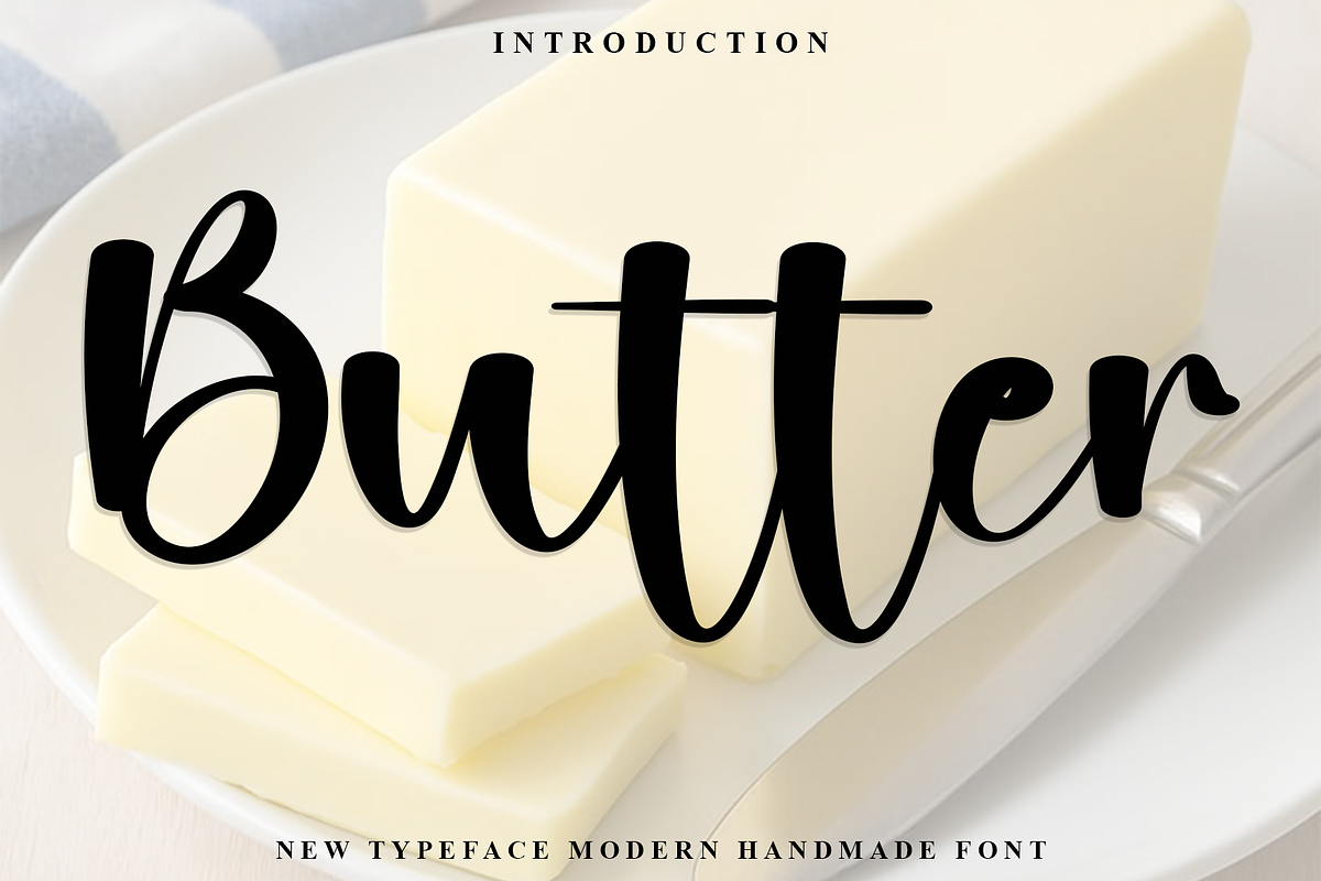 Butter, a Handwritten Font by FreshTypeINK (Photo 1 of 7)